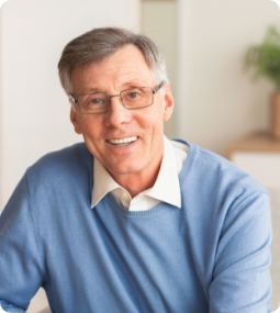 smiling man
